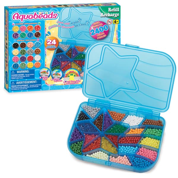 Perlesett Mega 2400 perler Aquabeads