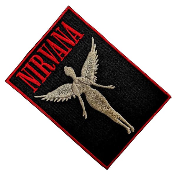 Nirvana Angelic Vävd Strykning på lapp