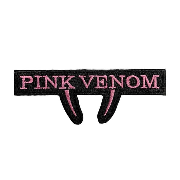 BlackPink Pink Venom Woven Iron On Patch
