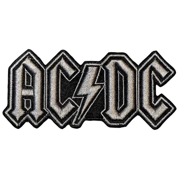 AC/DC Woven Logo Iron On Patch