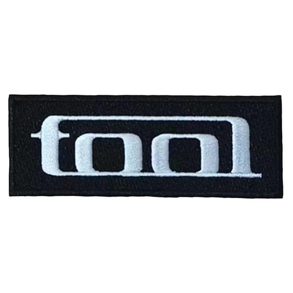 Tool 10,000 Days Woven Logo Iron On Patch Black/White One Size