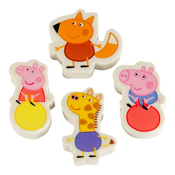 Peppa Pig Suddgummi 4-pack