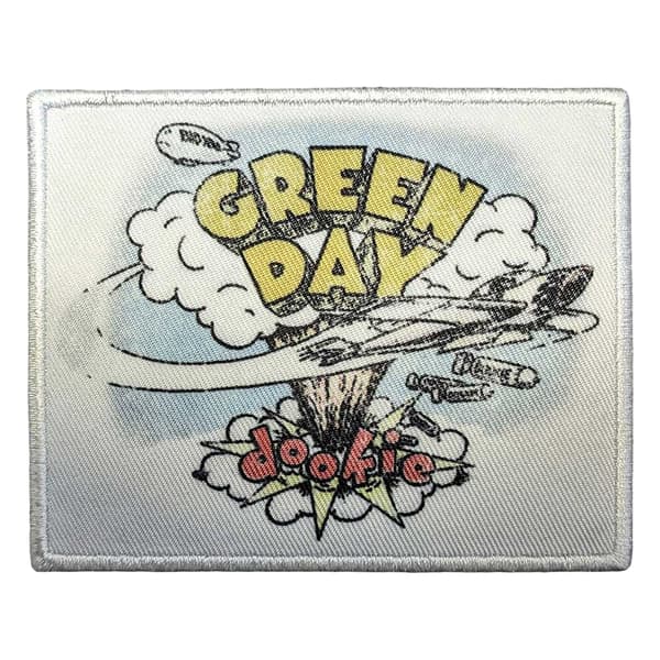Green Day Dookie Iron On Patch Multicoloured One Size