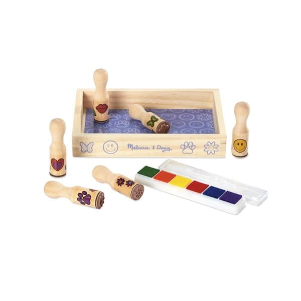 Melissa & Doug Stempler med træhåndtag