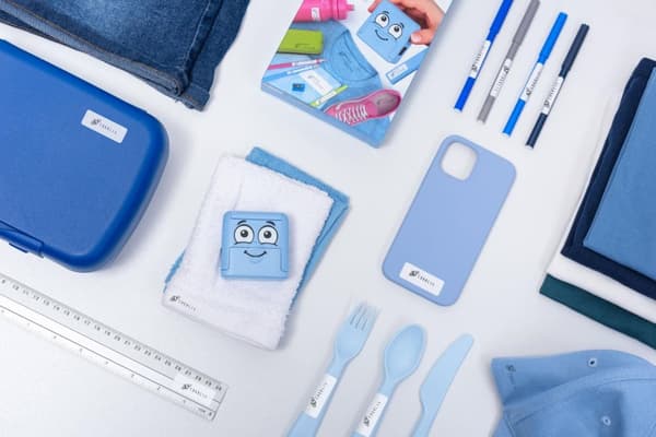 Stämpel Namnmärkning Blå Marky DIY COLOP