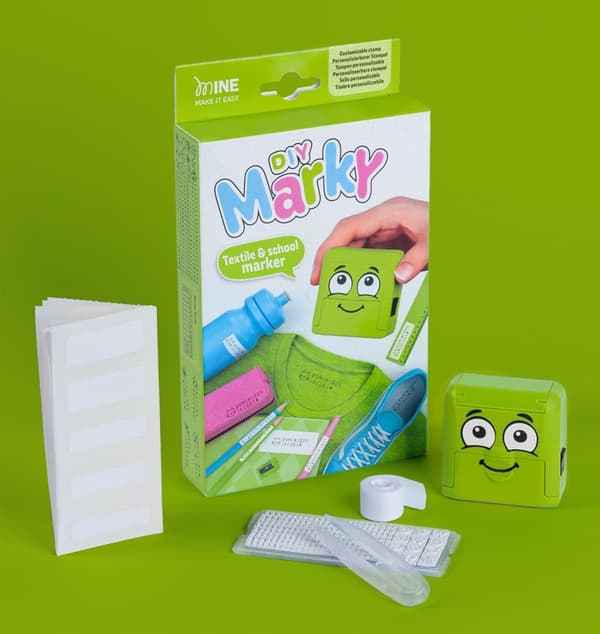 Stempel Navnemerking Grønn Marky DIY COLOP