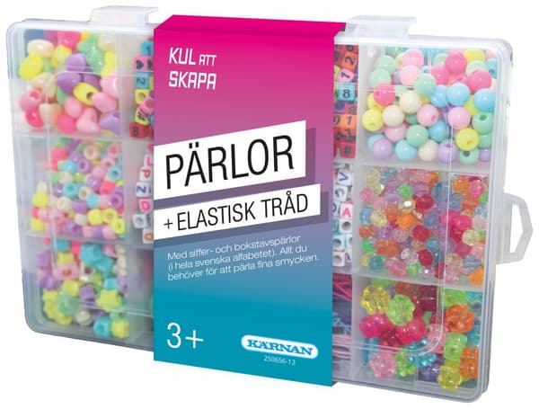 Kul att skapa - Pärlor i förvaringsask Kärnan