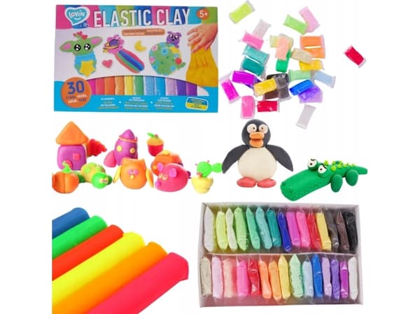 Elastisk leire 30 stykker TM Lovin 70141