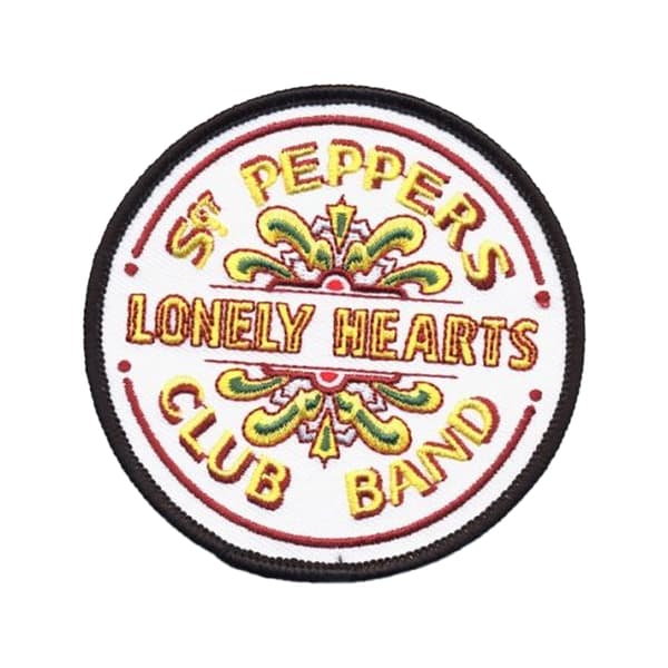 The Beatles Sgt Pepper Drum Vävt strykjärn på lapp Multicoloured One Size