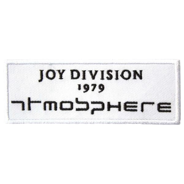 Joy Division Substance Woven Iron On Patch White/Black One Size
