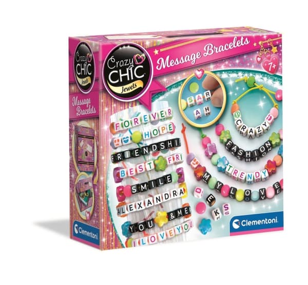 Clementoni Crazy Chic armbånd med budskaber
