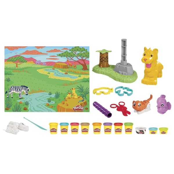 Play-Doh lekesett Grown Mane Lion og venner
