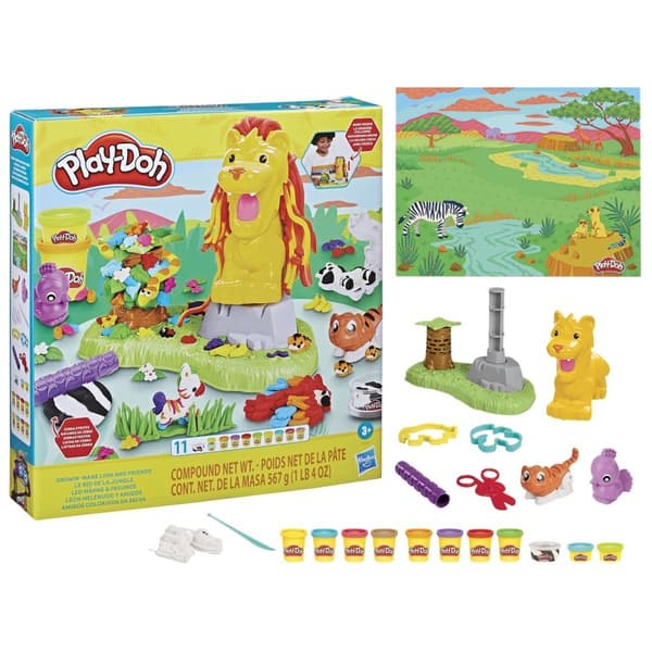 Play-Doh lekesett Grown Mane Lion og venner