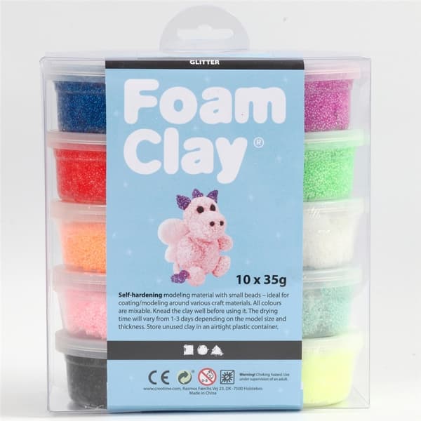 Mixade Färger Glitter 10x35g