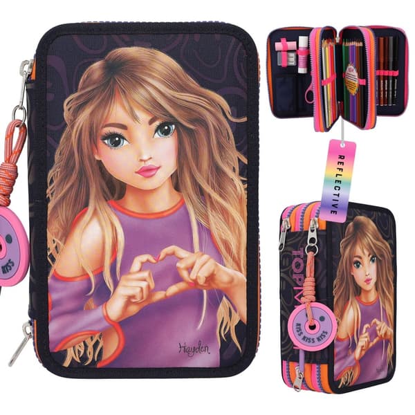 TOPModel Tredobbelt penalhus NIGHT LIGHT ( 0412597 )