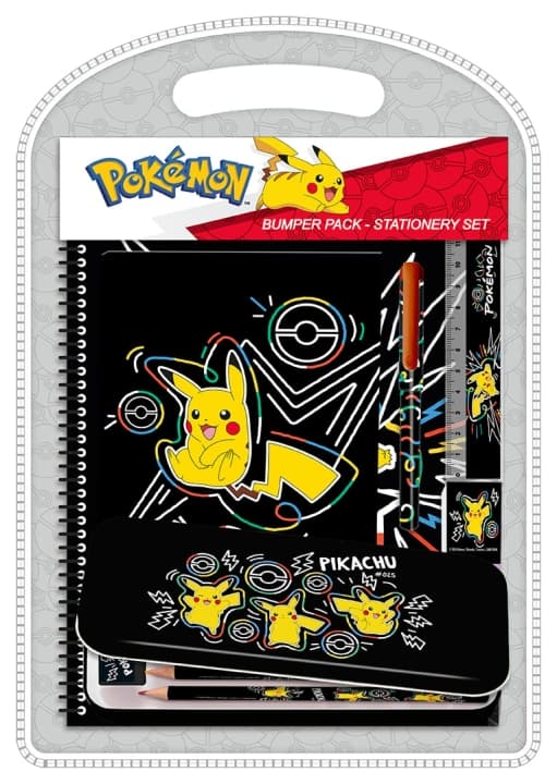 Pokémon Neon - Bumper Set med fodral och anteckningsbok (161506884)