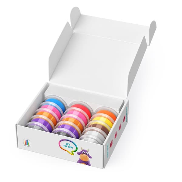 Modellera Bondgårdsdjur 15-pack lufttorkande Hey Clay
