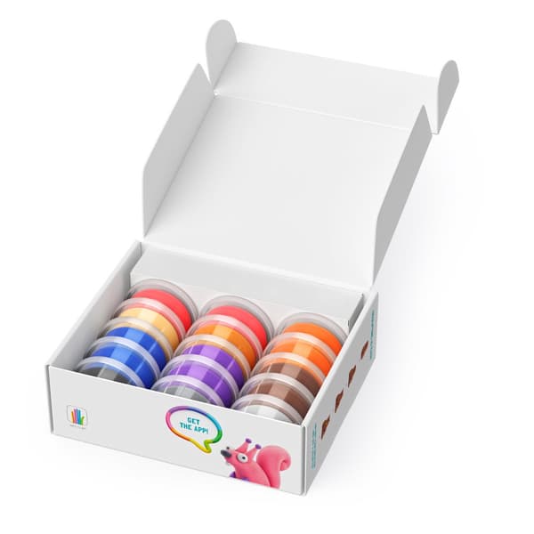 Modellera Skogens Djur 15-pack lufttorkande Hey Clay