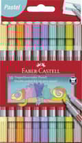 Miniatyrbillede 1 af 3: Tuschpenna med dubbelspets Pastell 10-pack Faber Castell