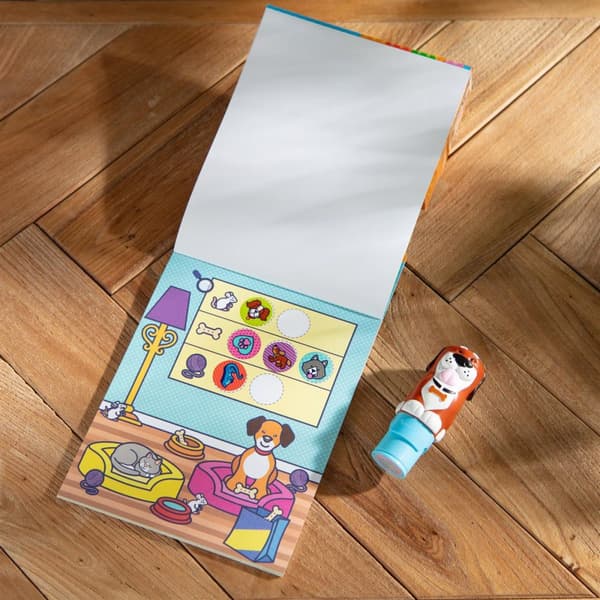 Sticker Wow! Hund klistremerkestempel og aktivitetsbok Melissa & Doug