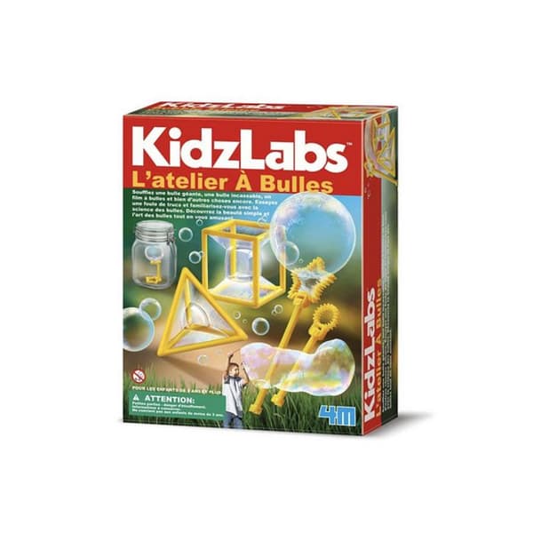 Vetenskapskit - Såpbubbelverkstad - 4M - För barn från 5 år och uppåt