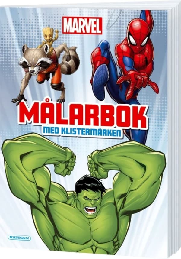 Marvel - målarbok med klistermärken