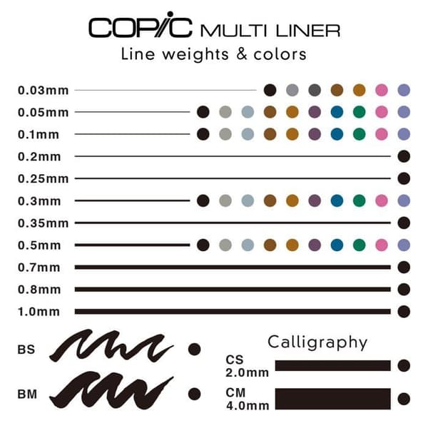 Copic kalligrafi kit - 12507018