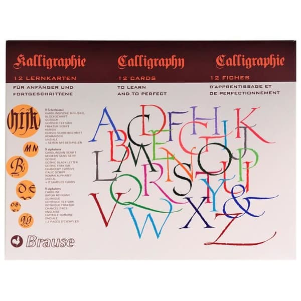 Kalligrafi lärande ark