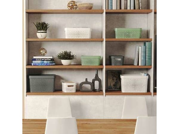 Curver Basket for Garderobe Organization Container Grå Infinity 17l CURVER