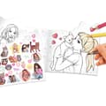 Miniatyrbild 3 av 5: TOPModel Kitty Målarbok med stickers