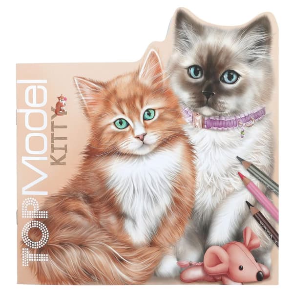 TOPModel Kitty Målarbok med stickers