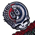 Miniatyrbild 2 av 2: Grateful Dead 60th Anniversary Logo Woven Skull Iron On Patch