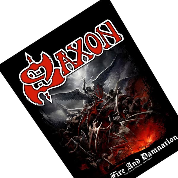 Saxon Hell Fire And Damnation Patch
