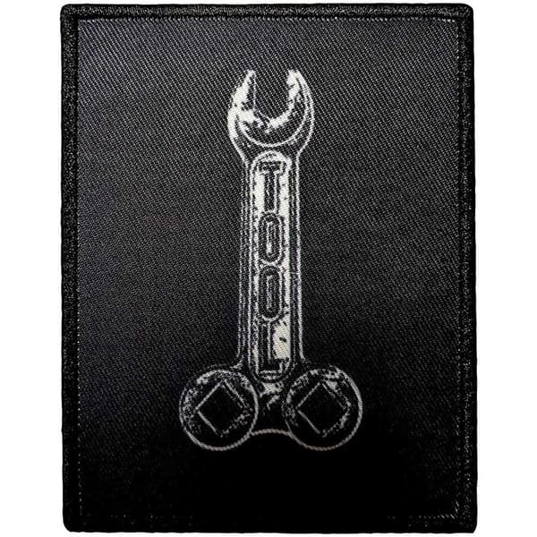 Tool 72826 Logo Iron On Patch Black/White One Size