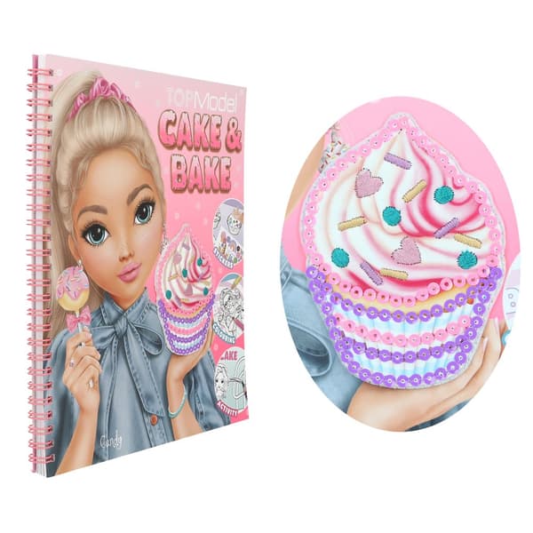 Målarbok Cake & Bake TOPModel