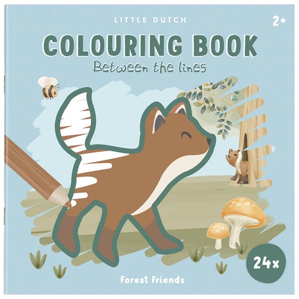 Forest Friends Målarbok Little Dutch