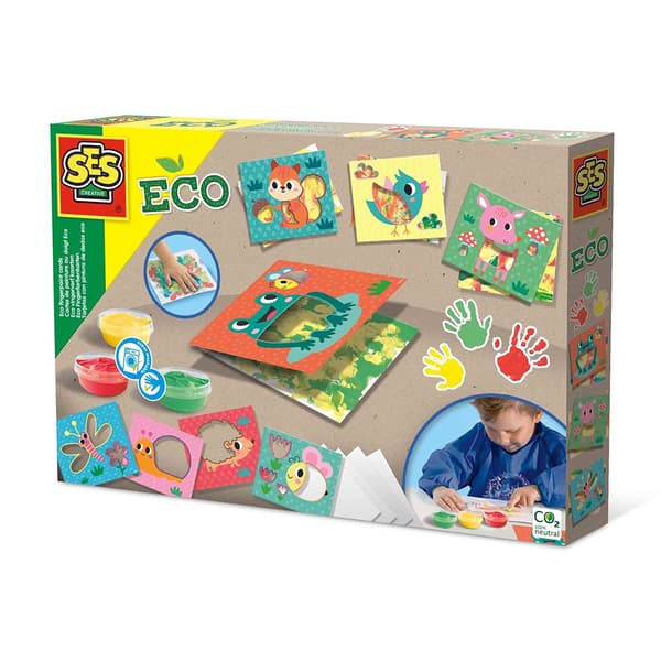 SES Creative Eco Fingerpaint-kort - (S24925)