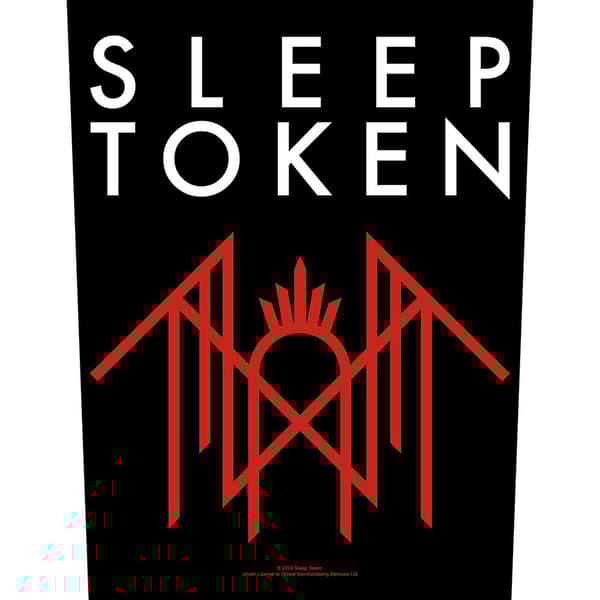 Sleep Token Sigil Patch Black/Red/White One Size
