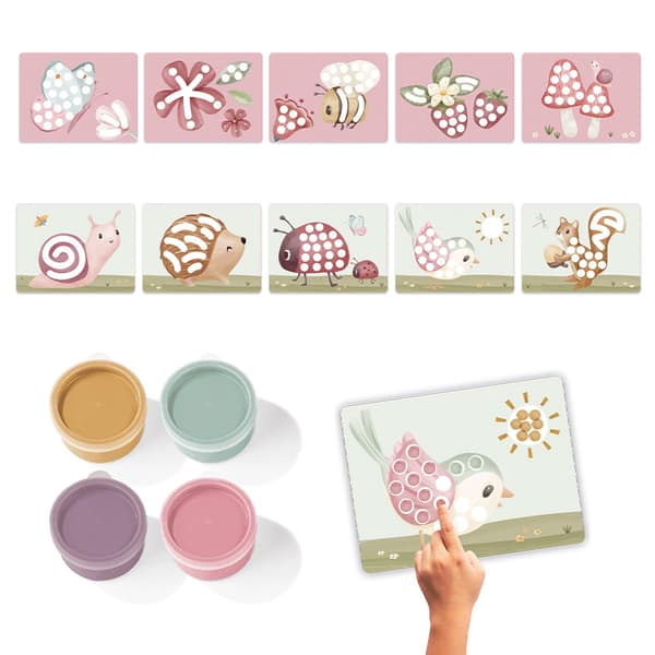 Fingerfärg Fairy Garden 4-pack Little Dutch