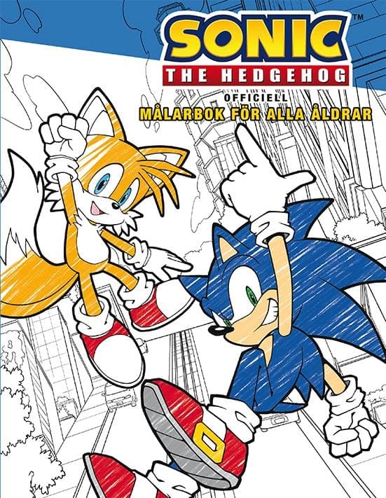 Sonic the Hedgehog Målarbok för alla åldrar