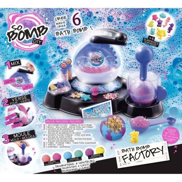 Fabrik för att skapa dina brusande badbomber - CANAL TOYS - SO BOMB DIY - BBD 005 - Blå - Blandat
