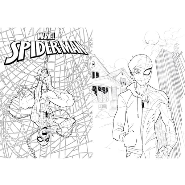 Marvel Legends Colouring Book