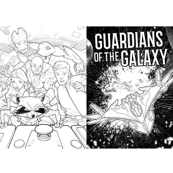 Marvel Legends Colouring Book