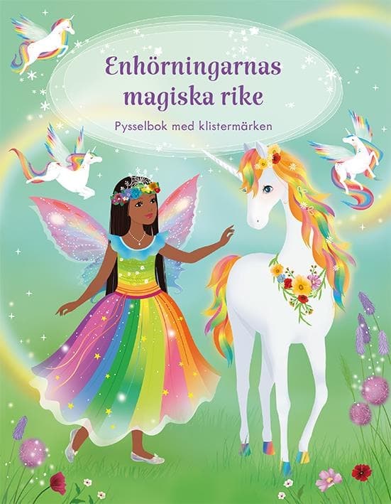 Enhörningarnas magiska rike Pysselbok med klistermärken