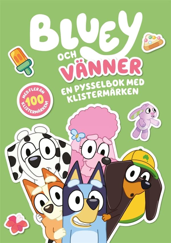 Bluey och vänner En pysselbok med klistermärken