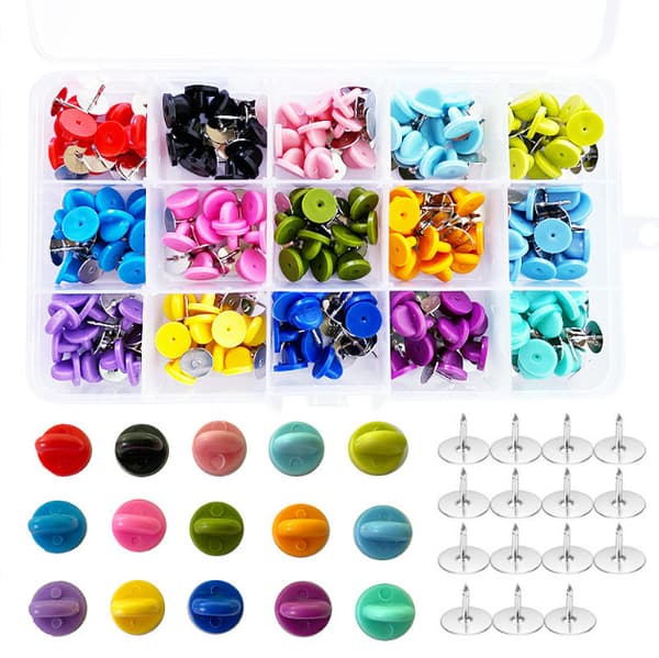 INF DIY Gummi-kappe nitte sæt (150 stk) circle