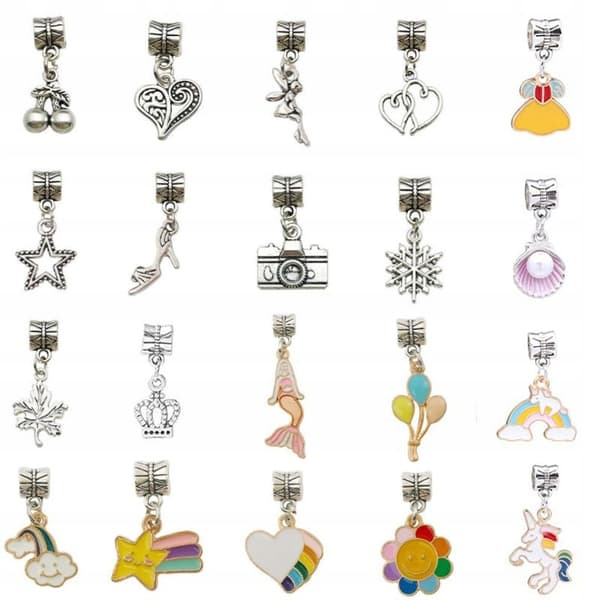 CHARMS PÄRLSET FÖR ATT GÖRA SMYCKE ARMBAND HÄNGE GÅVA