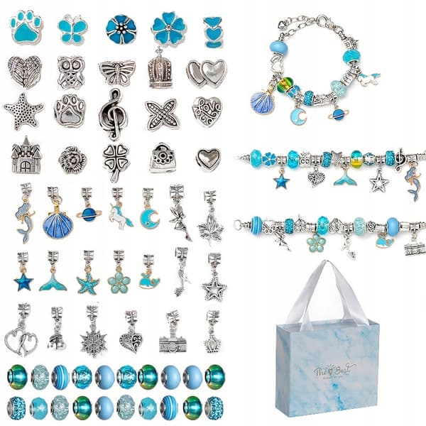 CHARMS PERLE SÆT TIL AT LAVE SMYKKER ARMBÅND PERLEGAVE