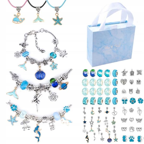 CHARMS PERLE SÆT TIL AT LAVE SMYKKER ARMBÅND PERLEGAVE