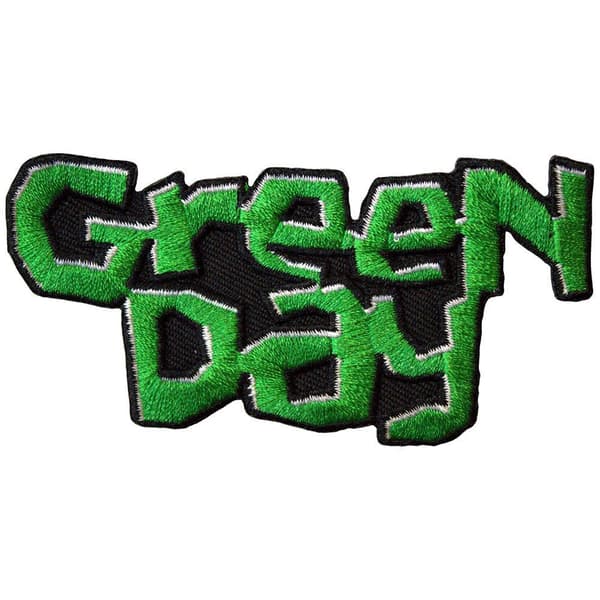 Green Day Kerplunk Woven Logo Iron On Patch